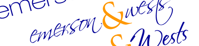 An image of the Logo examples for Emerson and Wests